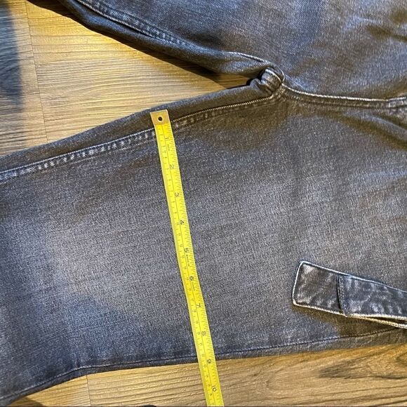 HUDSON | Remi High Rise Paperbag Straight in Color BLACK - Picture 10 of 16